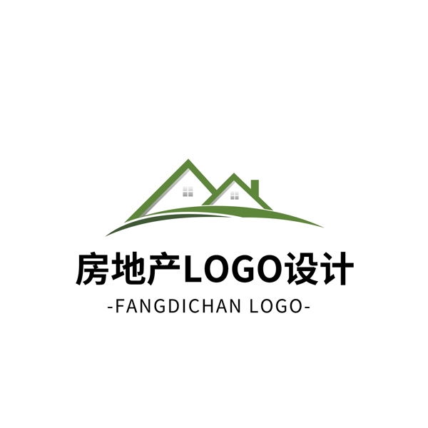 简约大气创意房地产logo标志设计