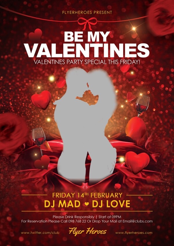 BeMyValentines創(chuàng)意海報(bào)