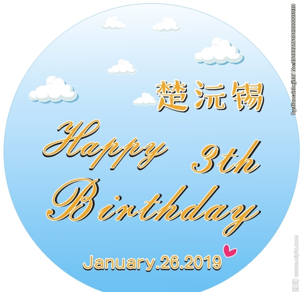 生日展板生日海報