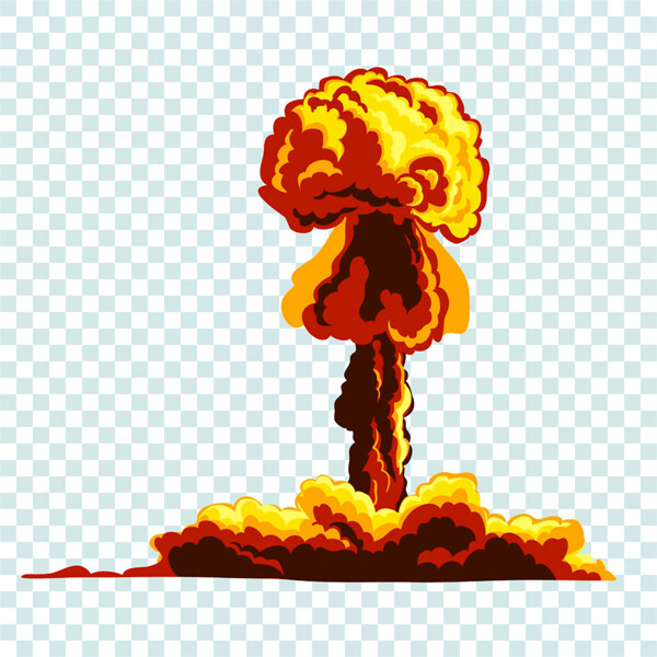 爆炸蘑菇云图片