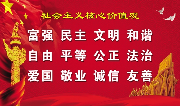 價(jià)值觀宣傳欄
