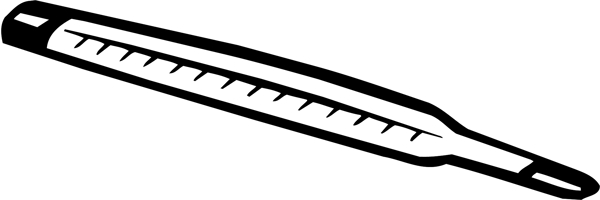 溫度計(jì)矢量圖