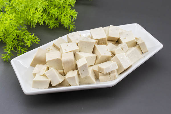 豆腐配料食材背景海报素材图片