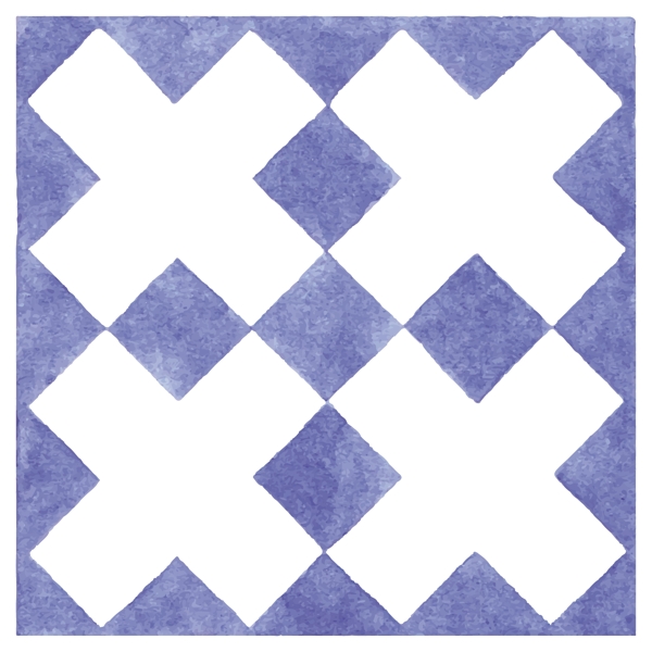 十字x几何图案背景矢量纹理