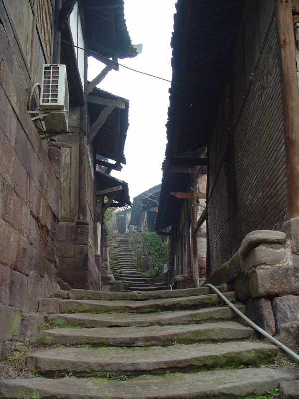 古镇之石梯老街道图片