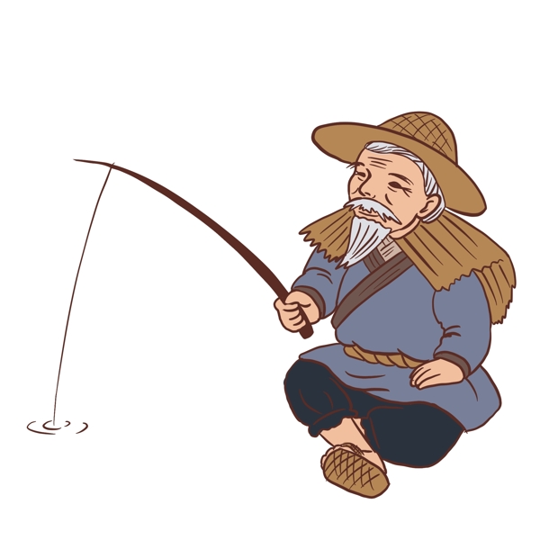 钓鱼老头