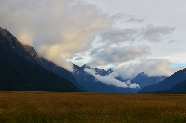 新西兰米尔福德峡湾风景