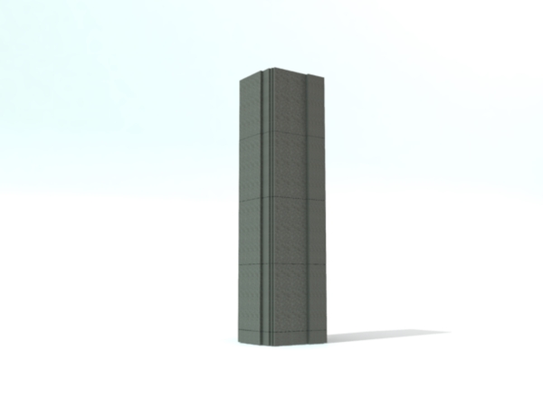 公装家具之柱0043D模型