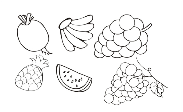 水果简笔图