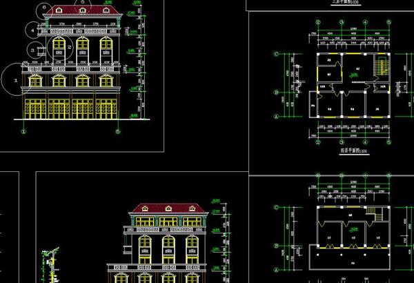 别墅设计建筑施工图