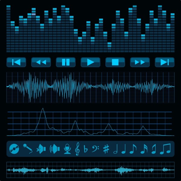 音频带材料02载体音频音频音乐