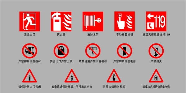 消防安全标识