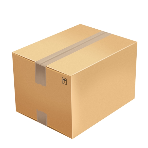 长方体创意包装盒矢量卡纸瓦楞纸包装盒