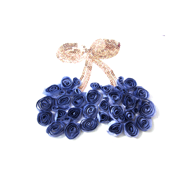亮片植物花朵蓝色妖姬免费素材