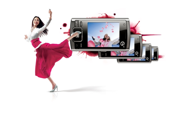 手机电视女孩舞蹈篇图片