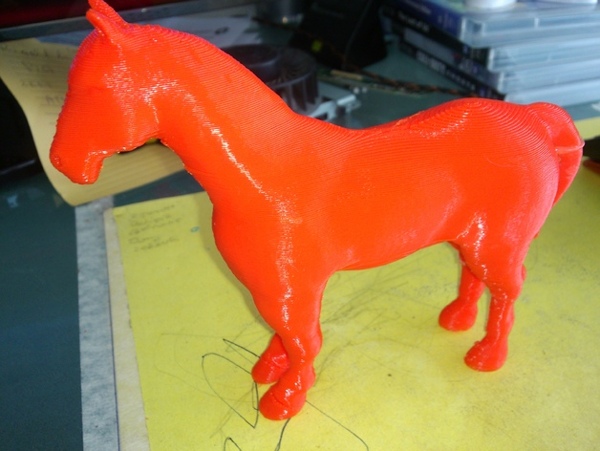 从3D打印机跨越马