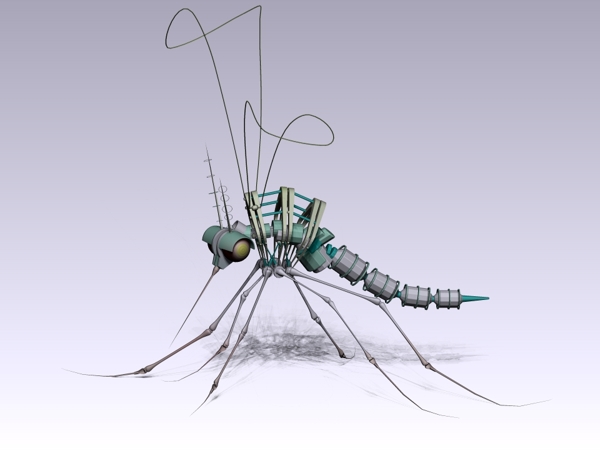 蚊子3D模型下载