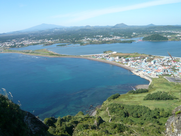 济州城山日出峰图片