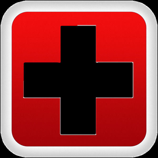 方形红十字图标免抠png透明素材