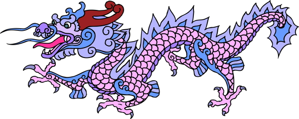 龙纹吉祥图案中国传统图案0012