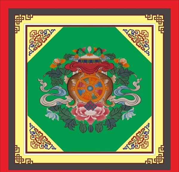 藏族元素窗花