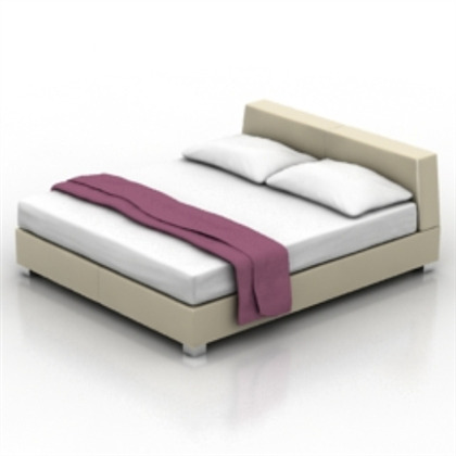 3D床家具装饰模具模型