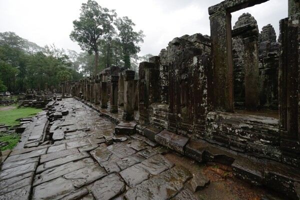 柬埔寨巴戎寺风景