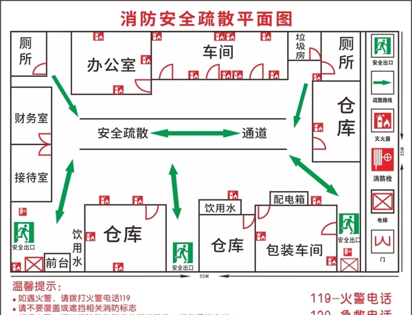 安全疏散图