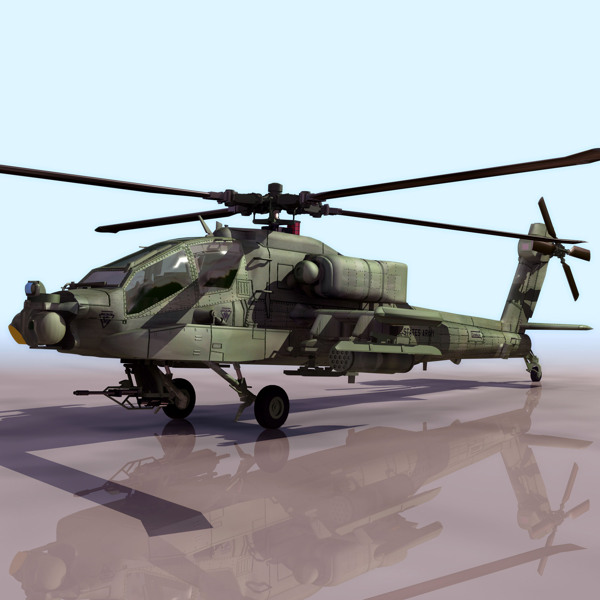 APACHE直升机模型07