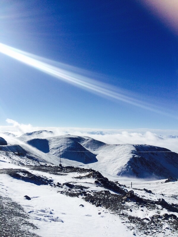 高原雪山图片