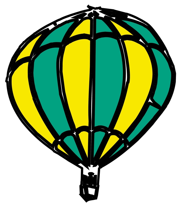 热气球矢量素材EPS格式0015