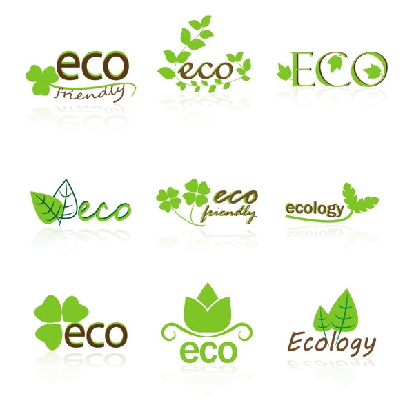 ECO环保图标图片