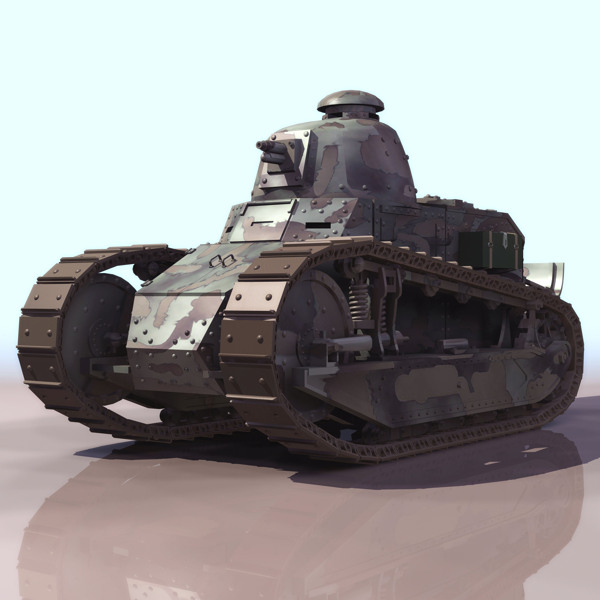 坦克初期模型素材