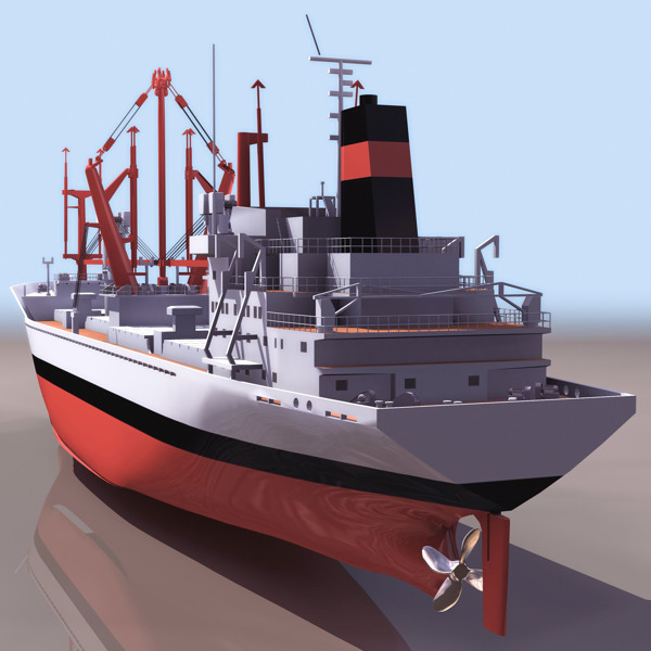 3D模型蒸汽船帆船图片