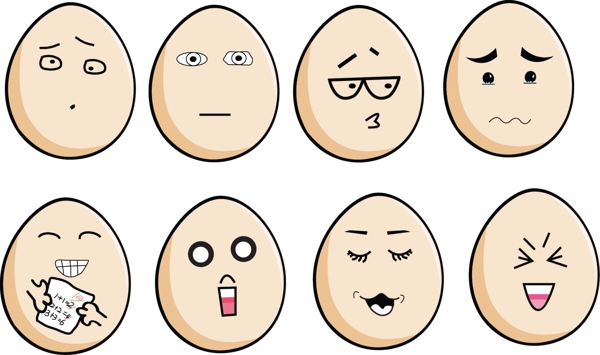 鸡蛋卡通形象设计图片