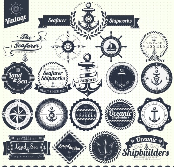 航海图标图片