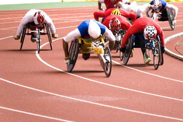 残疾人赛跑
