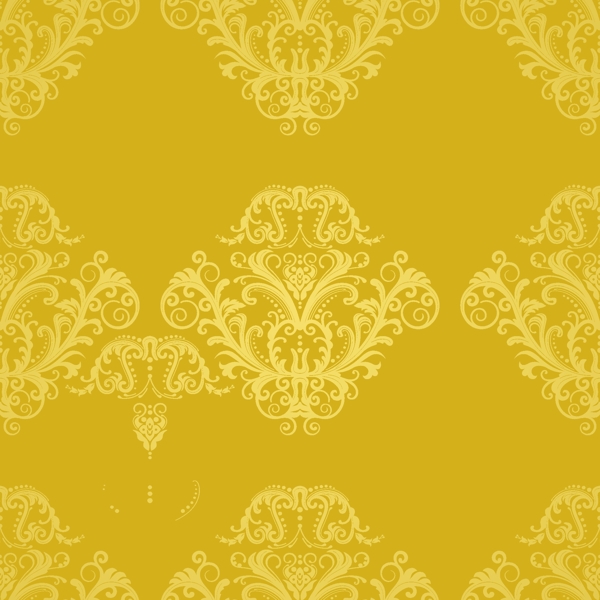 金黄背景传统花纹