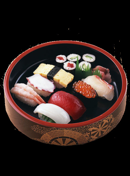 清新日式刺身料理美食产品实物