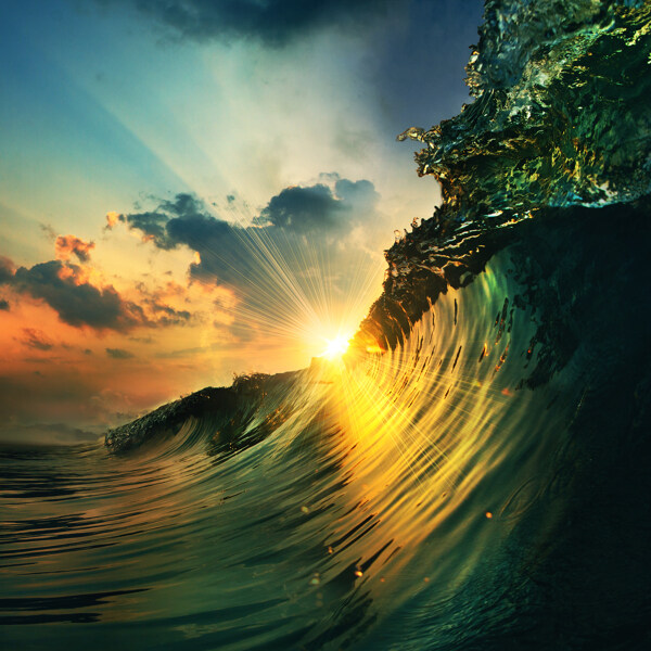 海浪高清图片