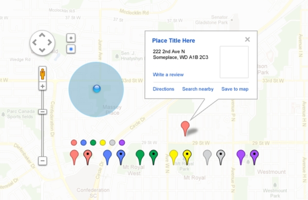 谷歌地图控制UI素材