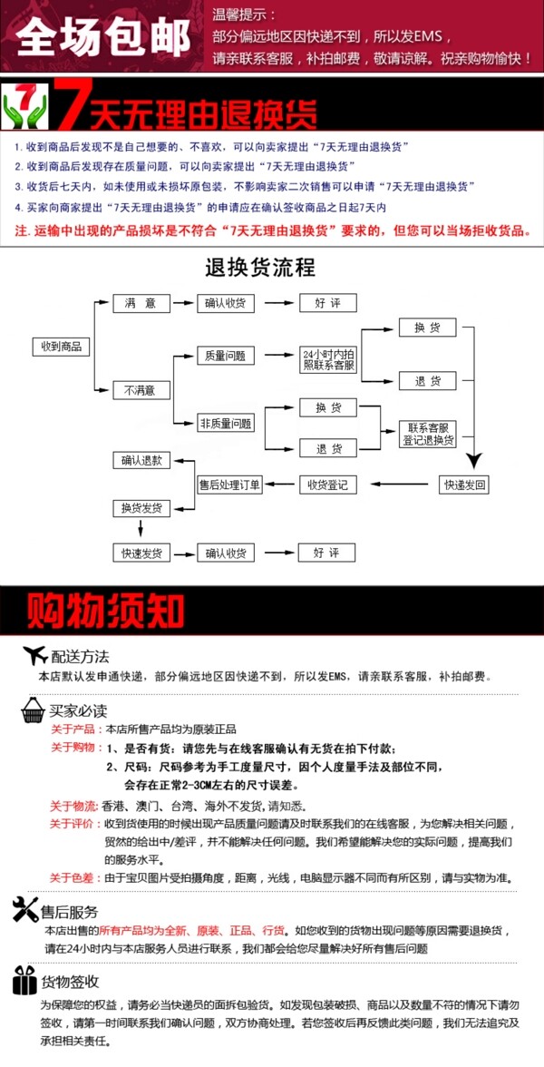 淘宝购物须知图片