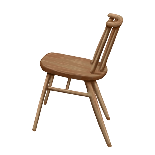 木质椅子卡通家具