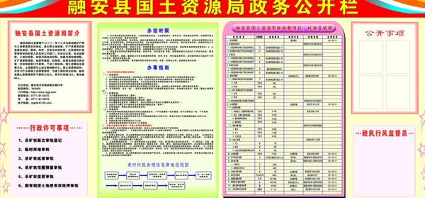 政务公开栏图片