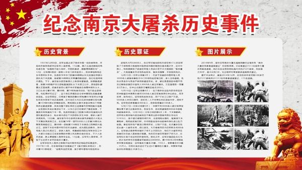 南京大屠杀内容展板