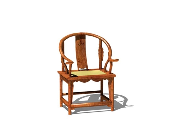 中式椅子模型图片