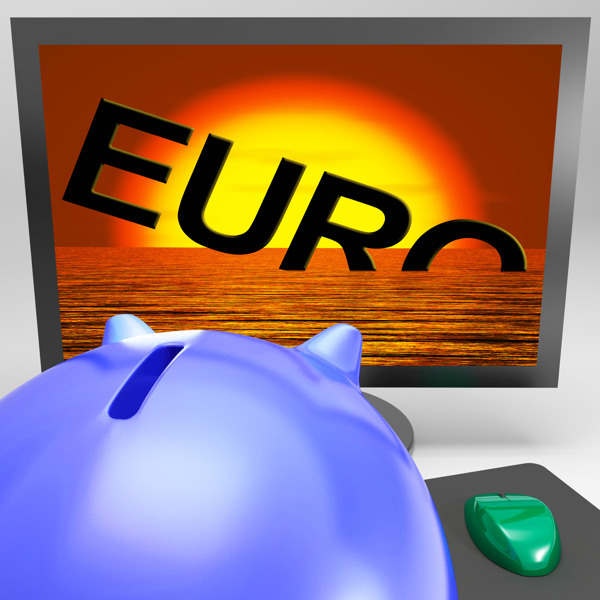 欧元下沉监视器显示金融风险