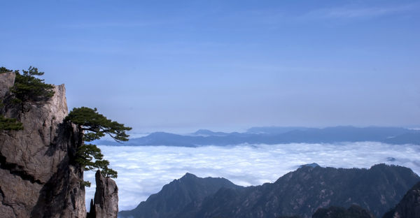 安徽黄山云海风景