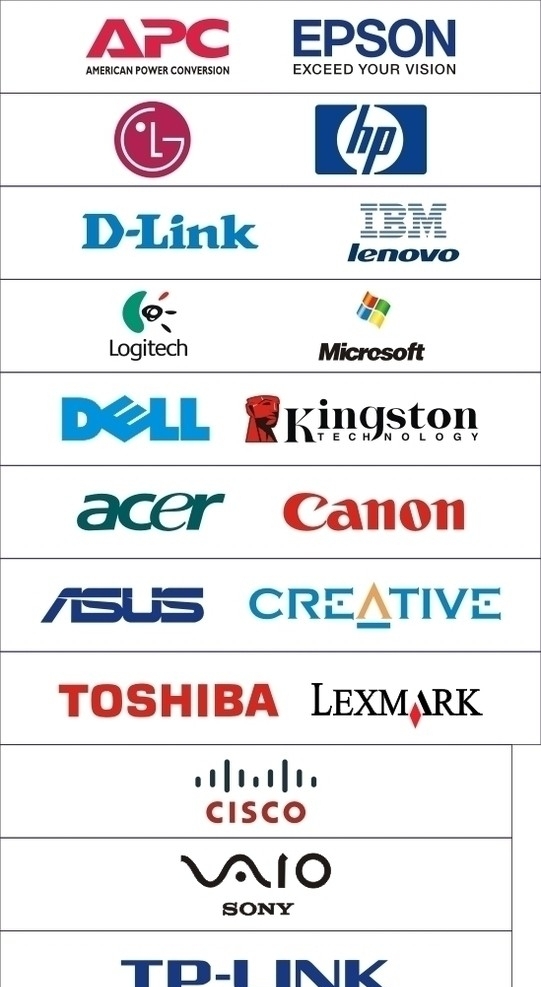 电脑市场常用标志图片