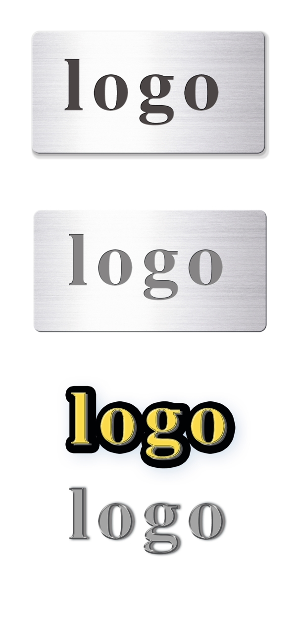 logo金属字体效果图片